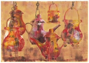 Pots on Hooks, Limited Edition Giclee Print