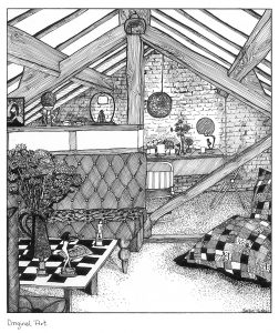Line drawing. Home. PRINT